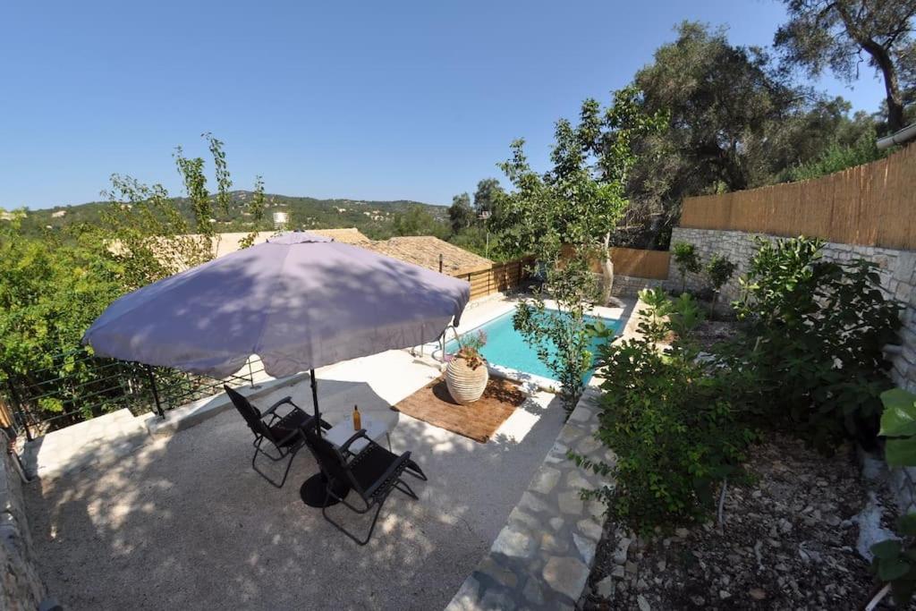 Villa Paxos Adamantia With Private Pool Gaios Eksteriør bilde